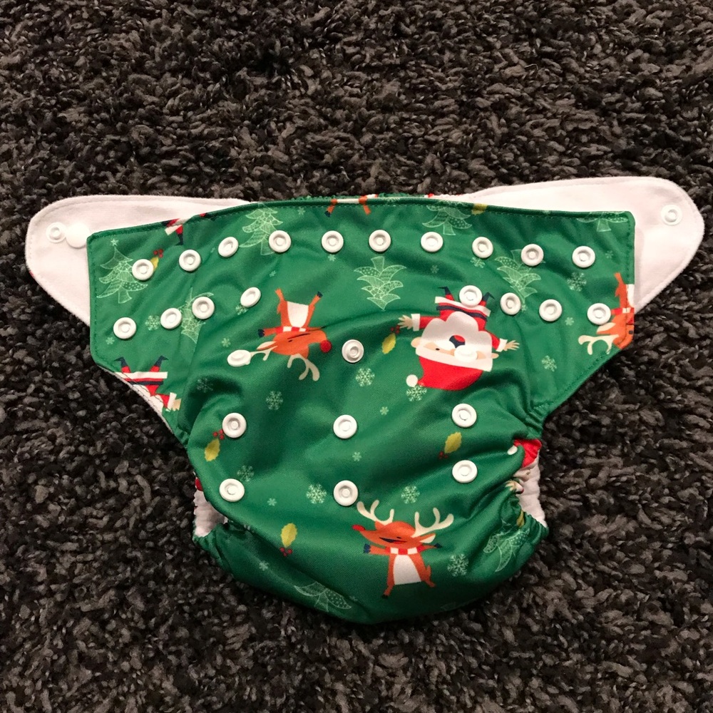 NWOT Christmas Cloth Diaper (Pocket) #3